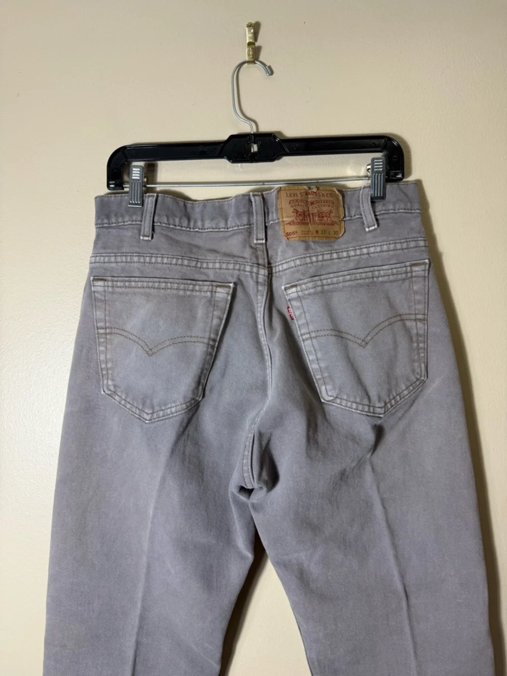 Vintage Levi's 505 Jeans Made USA Gray 33x30 (Fits 32x30) 1994‎